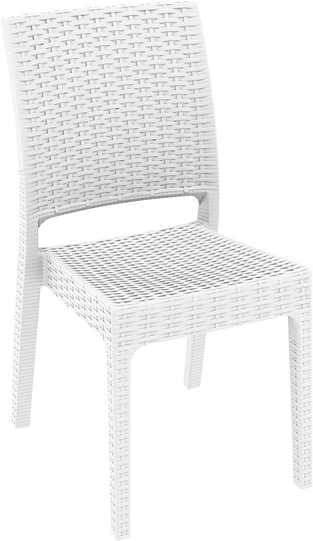 Cadeira esplanada para hotelaria profissional em RATTAN PVC, preparada para utilização em espaços exteriores