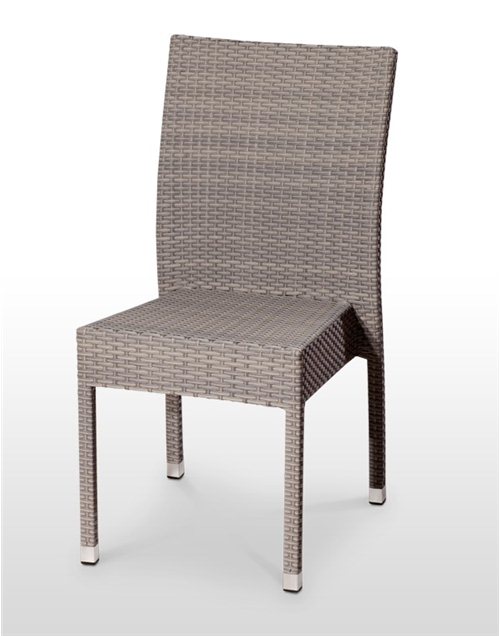 Cadeira esplanada para hotelaria profissional em RATTAN PVC, preparada para utilização em espaços exteriores, disponível em várias cores.