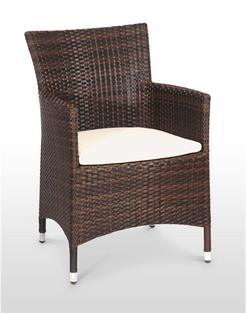 Cadeira esplanada para hotelaria profissional em RATTAN PVC, preparada para utilização em espaços exteriores, disponível em várias cores.