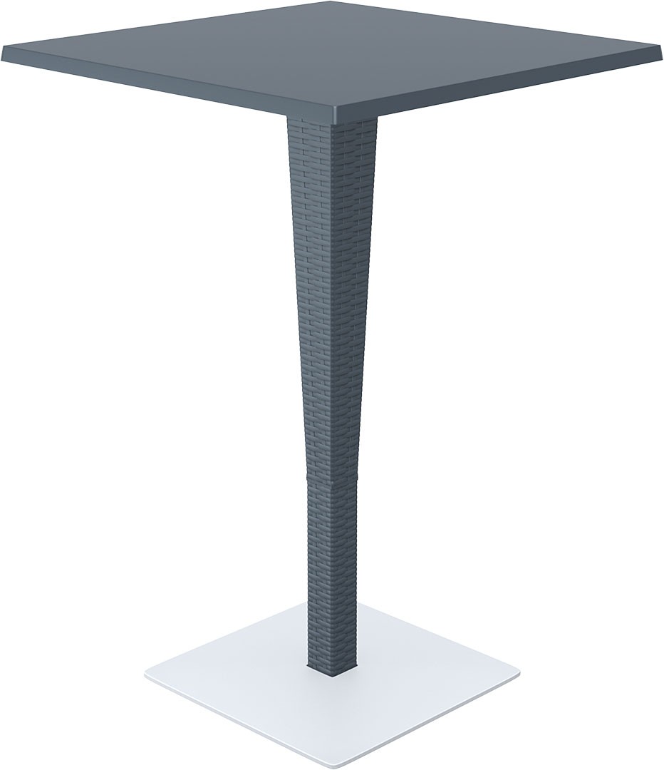 Mesa esplanada para hotelaria profissional, construída em RATTAN PVC, preparada para utilização em espaços exteriores, disponível em várias cores.