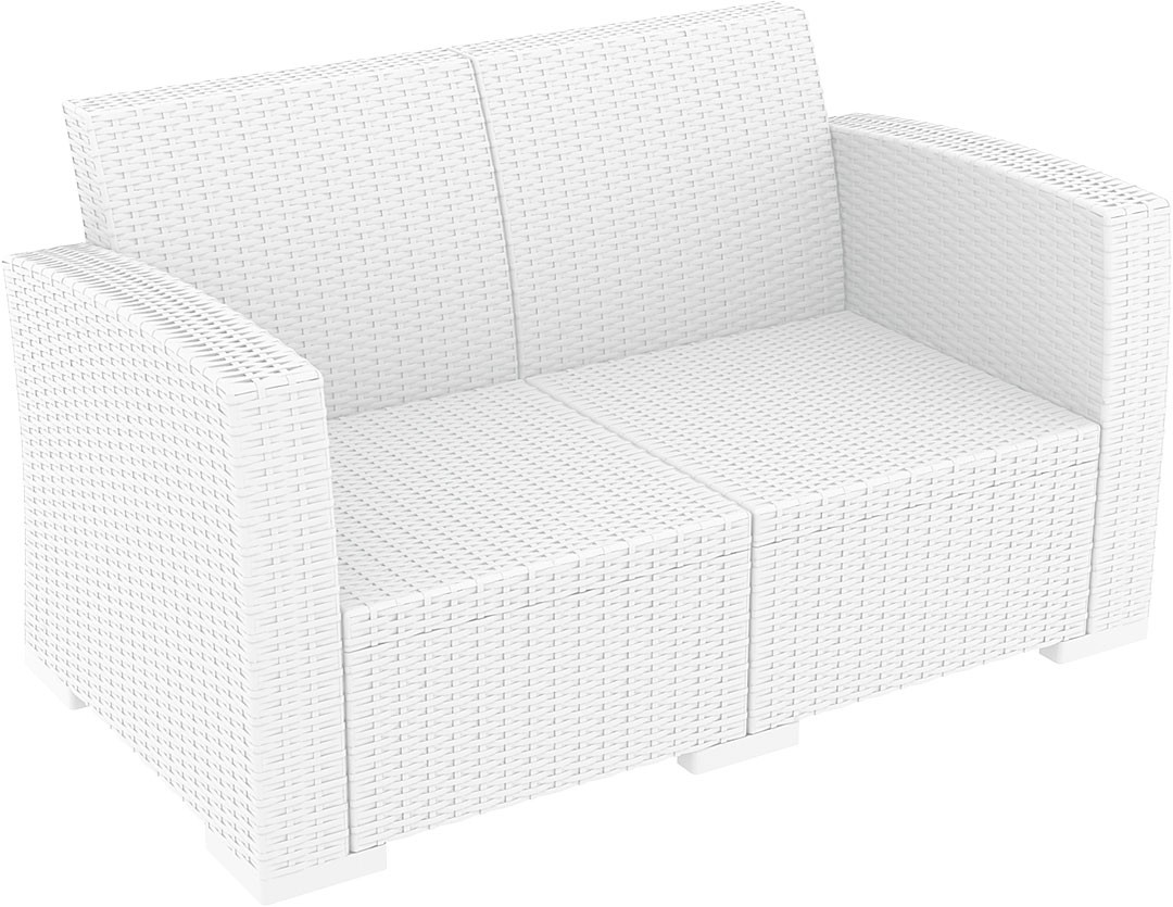 Sofá esplanada para hotelaria profissional, preparado para utilização em espaços exteriores, disponível em várias cores
