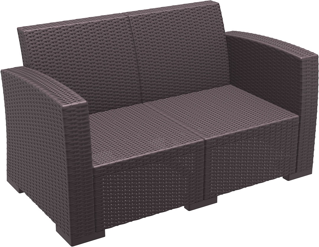 Sofá esplanada para hotelaria profissional, preparado para utilização em espaços exteriores, disponível em várias cores