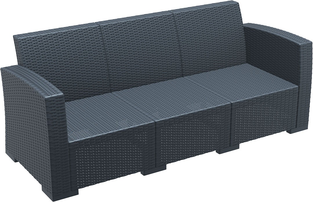 Sofá esplanada para hotelaria profissional, preparado para utilização em espaços exteriores, disponível em várias cores