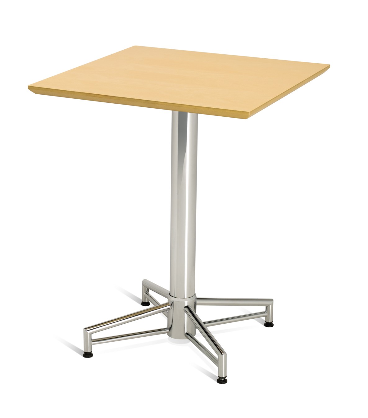 Mesa coluna central para hotelaria profissional com estrutura metálica e prumo metálico, disponível com varias medidas, tonalidades , formatos e categorias de tampos