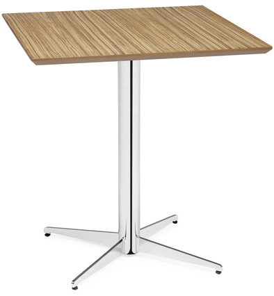 Mesa coluna central para hotelaria profissional com estrutura metálica e prumo metálico, disponível com varias medidas, tonalidades , formatos e categorias de tampos