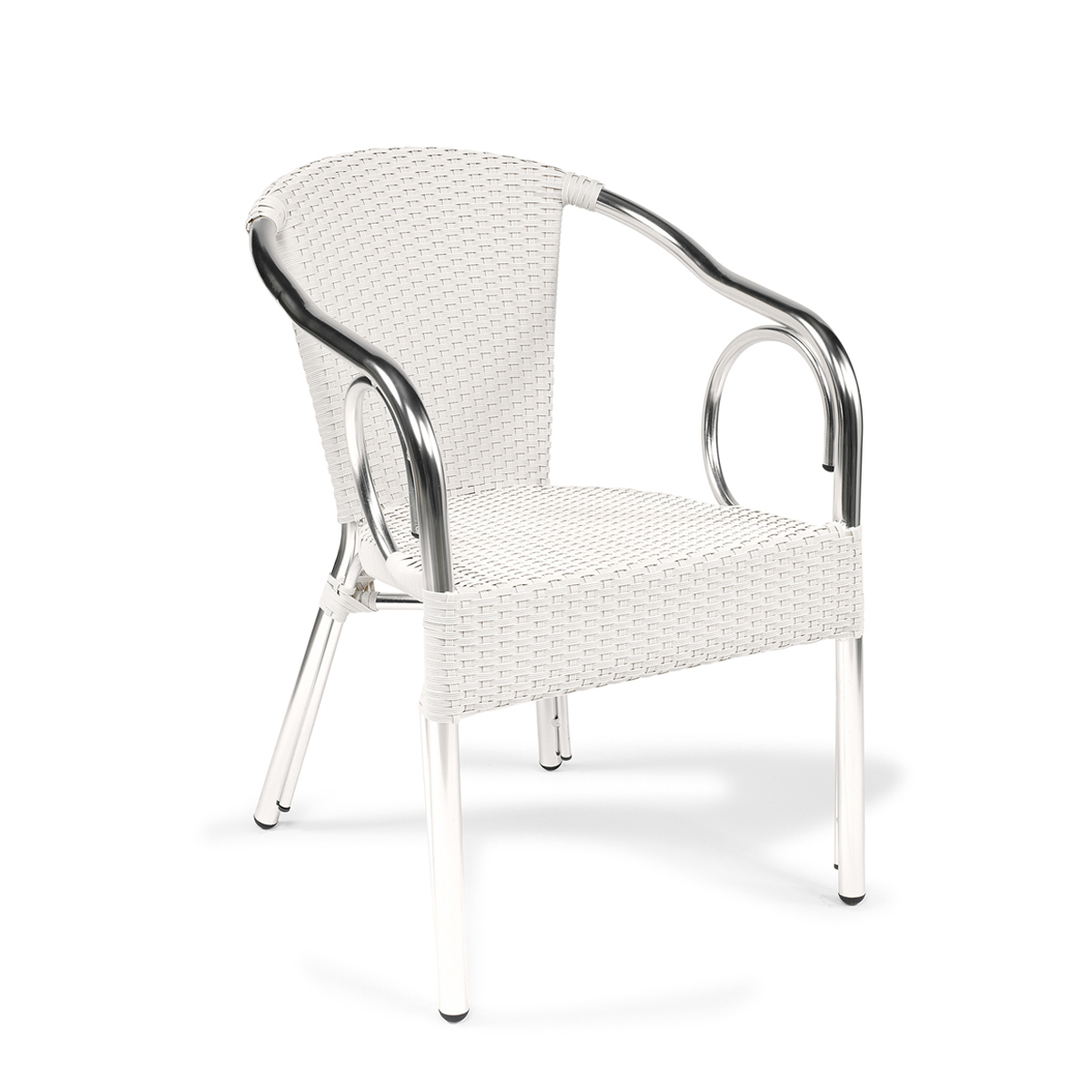 Cadeira esplanada para hotelaria profissional, estrutura alumínio, preparada para utilização em espaços exteriores