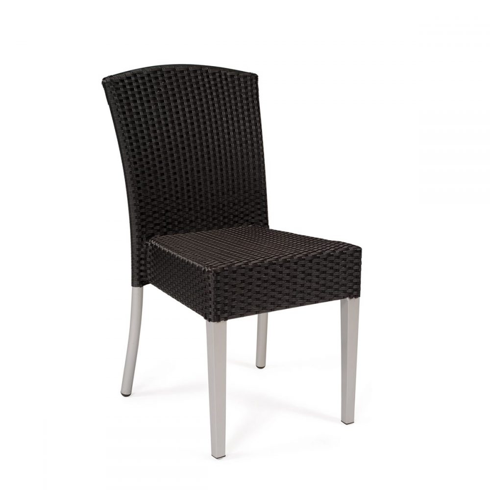 Cadeira esplanada para hotelaria profissional, estrutura alumínio, preparada para utilização em espaços exteriores